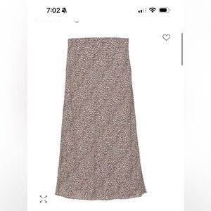 Jenni Kayne Leopard Print Slip Skirt